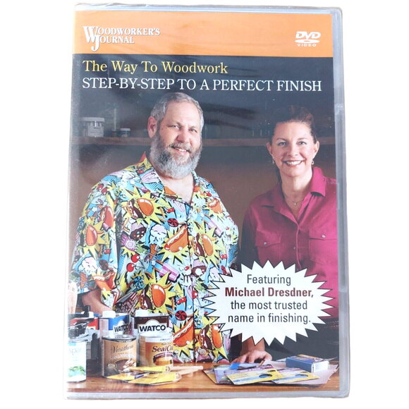 Woodworker's Journal The Way To Woodwork Step-by-Step Finish DVD Guide New - Picture 1 of 3